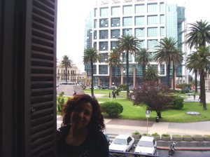 Mi balcón en pleno centro