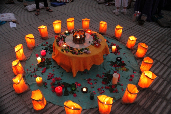 Altar Ritual Cierre 2013 y Bienvenida al Sol