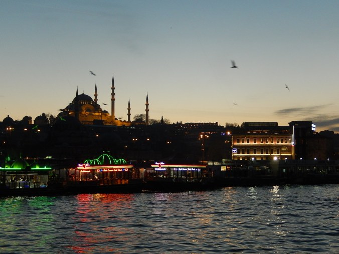 Desde el puente Galata, Estambul, Turquía