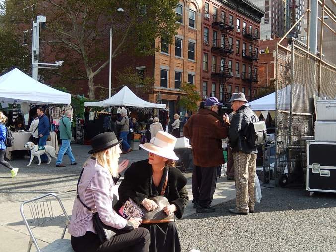 Un sábado en el mercado de pulgas Hell's Kitchen 