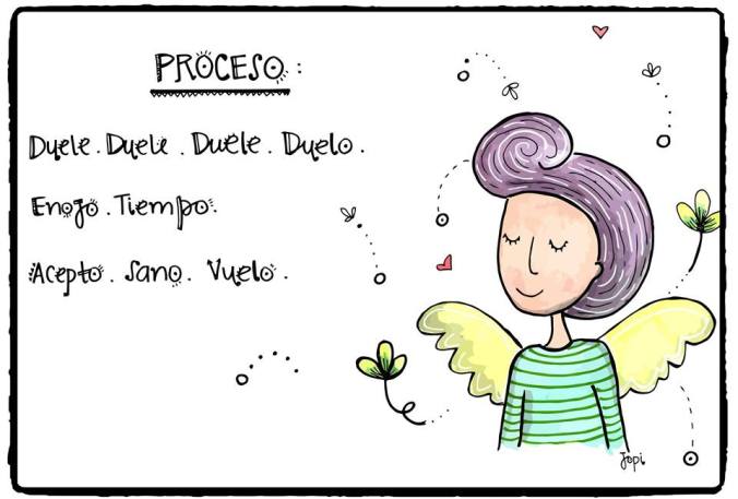 La bella Jopi y sus ilustraciones conectadas